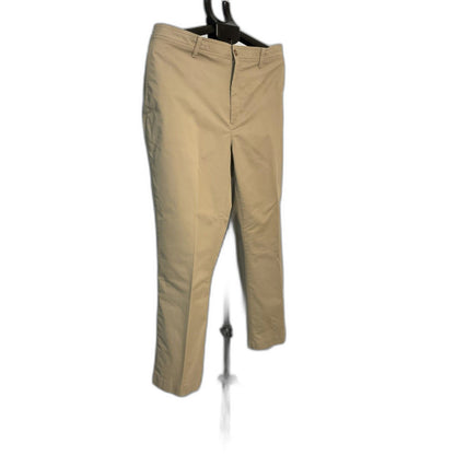 Roundtree & Yorke Men's Khaki Chino Pants 42x30 Straight Fit