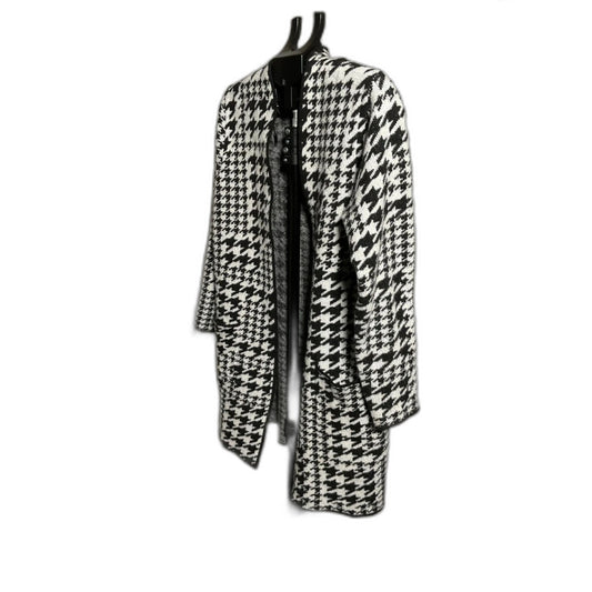 Nine West Houndstooth Duster Cardigan Coatigan Women's M