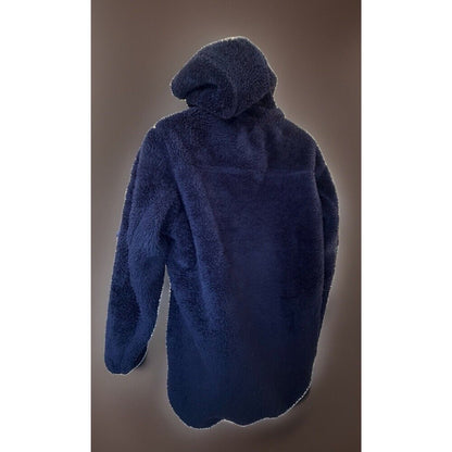 Uniqlo Men’s Dark Blue Full Zip Sherpa Hoodie L