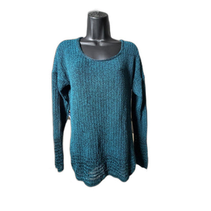 Simply Vera Vera Wang Space-Dye Open Knit Tunic Sweater