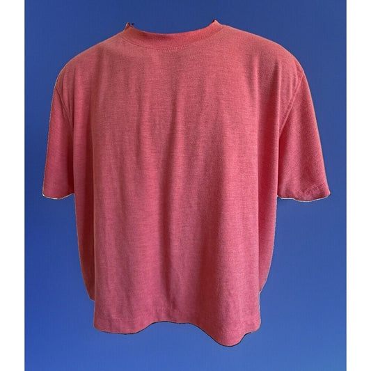 Beverly Hills Polo Club Men’s Crop Top Salmon Crew Neck Tshirt XL