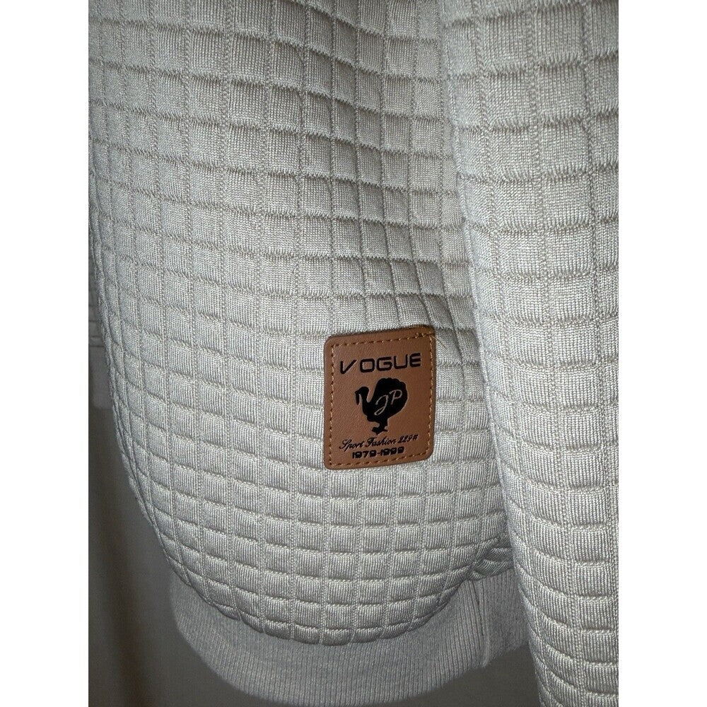 COOFANDY Men’s XXL Waffle Knit Hoodie Tan Pullover (A-16)