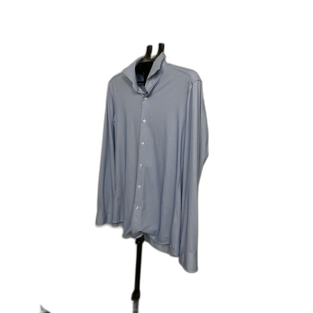 BOSS Hugo Boss Men's 39/15.5 Slim Fit Stretch Dress Shirt Light Blue Jason