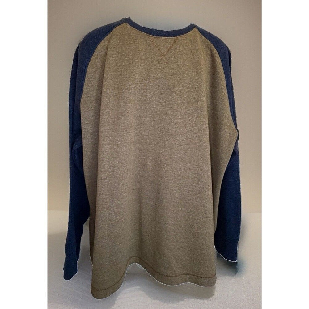 L.L. Beans Men’s Slightly Fitted Long Sleeved Tshirt Crew Neck 2XL